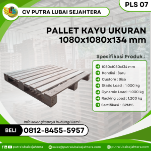 Pallet Kayu Baru Ukuran 1080x1080x134 MM - PLS07