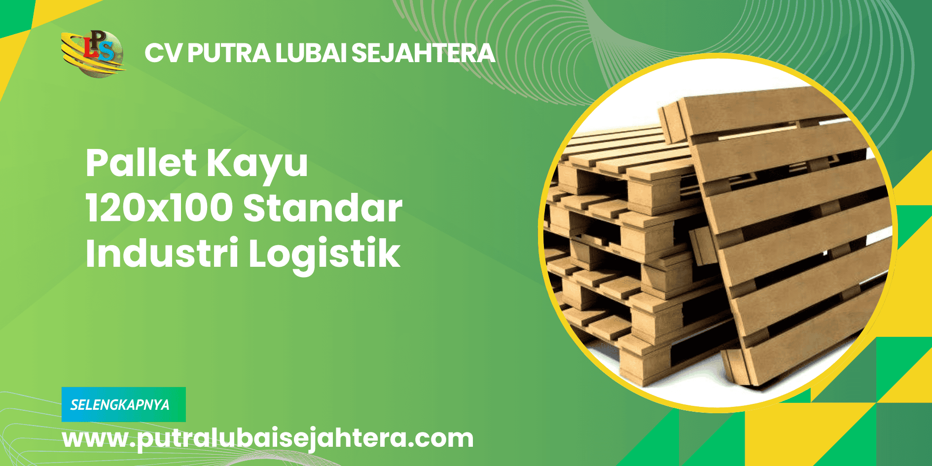 Pallet Kayu 120x100 Standar Industri Logistik